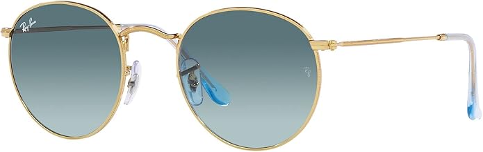 Ray-Ban Unisex Rb3447 Round Metal Round Sunglasses