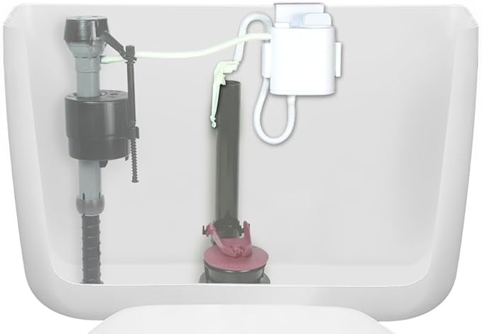 Fluidmaster 8300 Flush 'n Sparkle Automatic Toilet Bowl Cleaning System with Bleach Cartridge, 1 Count (Pack of 1) ( Packaging May Vary)