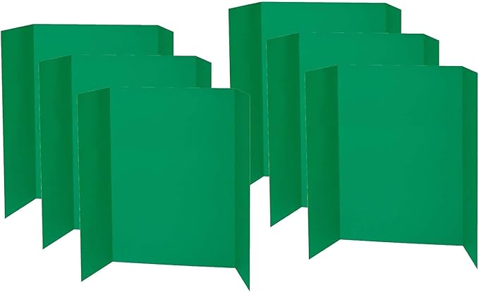 Pacon® Presentation Board, Green, Single Wall, 48" x 36", 6 Pack
