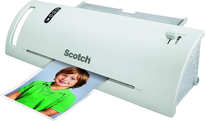 Scotch Thermal Laminating Pouches 5x7-inch, 5 Mil., Clear 100/PK