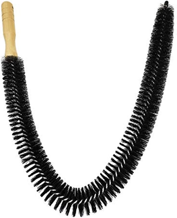 Dryer Vent Cleaner Kit Brush-2 Pack Clothes Lint Trap 30 Inch Long Flexible Pipe Refrigerator Coil Brush