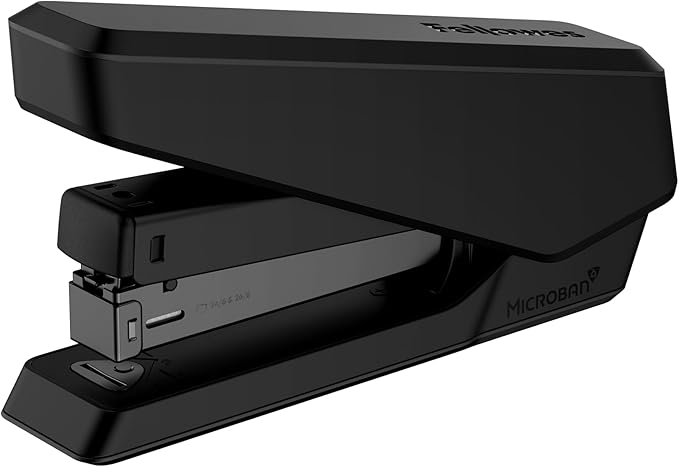 Fellowes LX850 EasyPress Office Stapler, Effortless One-Touch Stapler for Classroom, Home and Office, Holds Full Strip of Staples, 25 Sheet Capacity, Black