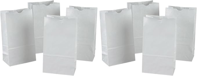 Rainbow Kraft Bags, 6"X11", White, 50 Bags (Pack of 2)