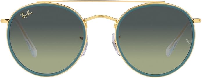 Ray-Ban Unisex Rb3647n Double Bridge Round Sunglasses