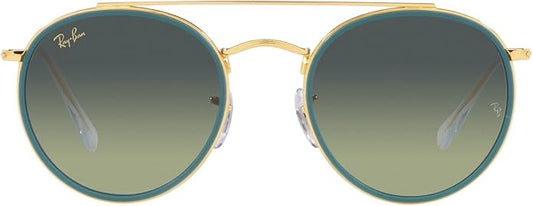 Ray-Ban Unisex Rb3647n Double Bridge Round Sunglasses