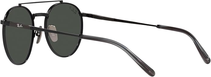 Ray-Ban Unisex Rb8237 Round II Titanium Round Sunglasses