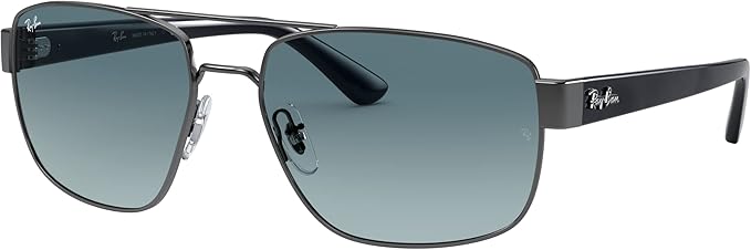 Ray-Ban RB3663 Metal Rectangular Sunglasses