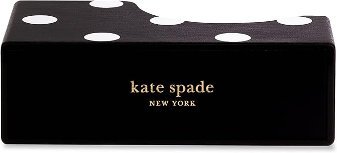 Kate Spade New York Cute Tape Dispenser, Clear Tape Desk Dispenser, Decorative Desk Accessory, Picture Dot