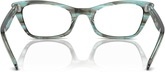 Ray-Ban Women's RX5499 Lady Burbank Cat Eye Prescription Eyewear Frames