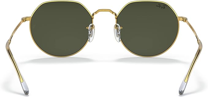 Ray-Ban Jack RB3565 Rounded Hexagonal Sunglasses for Men for Women +BUNDLE with ACCESSORY EYEWEAR KIT