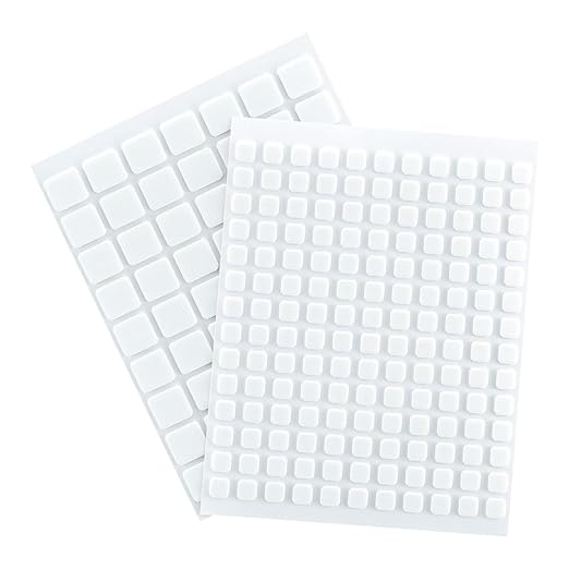 Spellbinders Card Shoppe Essentials Foam Squares Mix-White, 1mm SCS267