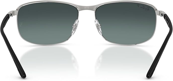 Ray-Ban Unisex Rb3671ch Chromance Rectangular Sunglasses