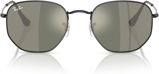 Ray-Ban unisex-adult Rb3548n Hexagonal Flat Lens Hexagonal Sunglasses