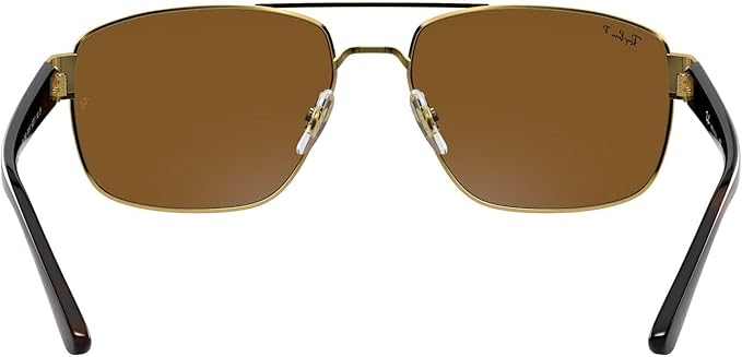Ray-Ban RB3663 Metal Rectangular Sunglasses