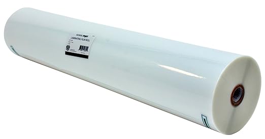 School Smart Laminating Film Roll, 25 Inches x 500 Feet, 3 Mil Thick, High Gloss