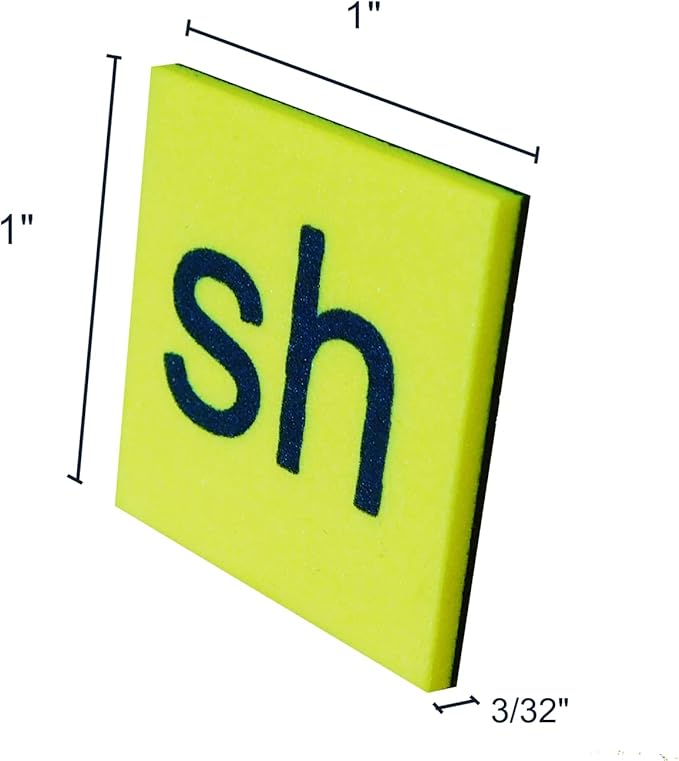 Foam Phonics Magnetic Foam Reading Tiles (Kindergarten)