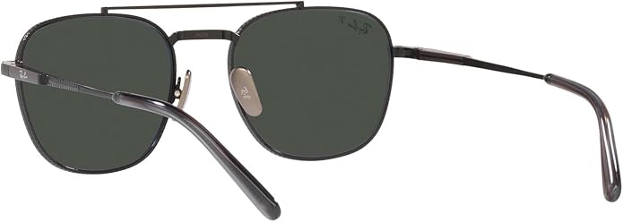 Ray-Ban Unisex Rb8258 Frank II Titanium Aviator Sunglasses