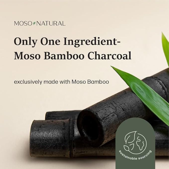 Moso Natural Air Purifying Bag 300g (10.58oz) Premium Bamboo Charcoal Odor Absorber for Home & Pet, Closet Odor Eliminator & Small Room Deodorizer, Charcoal Bags Last 2 Years, Unscented