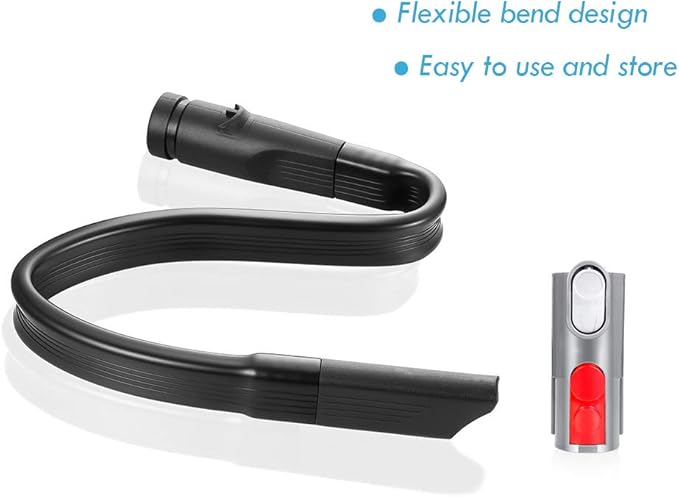Charlux 23'' Flexible Extension Crevice Tool Attachment for Dyson V8 V7 V10 V11 V15 V6 Vacuum Cleaner with Quick Release Converter Adapter