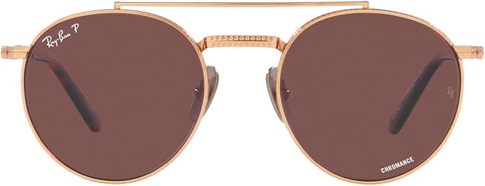 Ray-Ban Unisex Rb8237 Round II Titanium Round Sunglasses