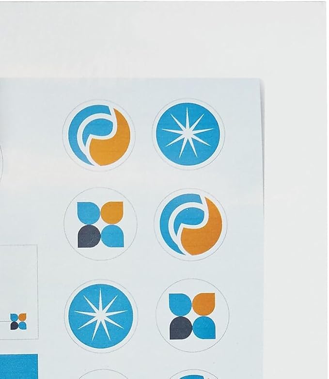 Staples Matte White Sticker Paper 8.5" X 11" (30 Sheets), For Office, School & Home