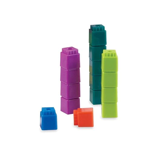 hand2mind Interlocking UniLink Math Linking Cubes, Plastic Cubes, Color Sorting, Connecting Cubes, Math Manipulatives, Counting Cubes for Kids Math, Math Cubes, Counters for Kids Math (Set of 100)