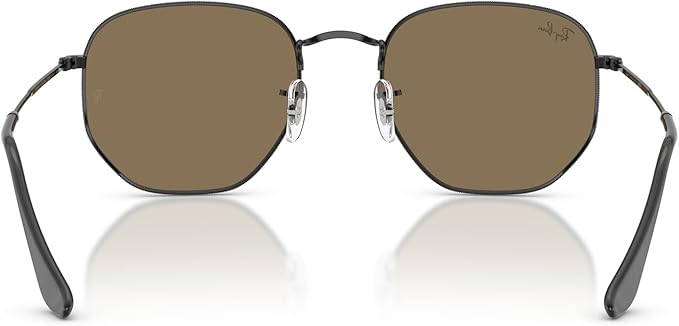 Ray-Ban unisex-adult Rb3548n Hexagonal Flat Lens Hexagonal Sunglasses