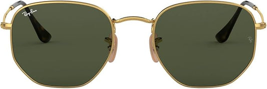 Ray-Ban unisex-adult Rb3548n Hexagonal Flat Lens Hexagonal Sunglasses