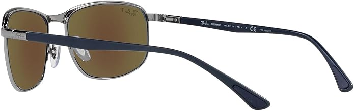 Ray-Ban Unisex Rb3671ch Chromance Rectangular Sunglasses