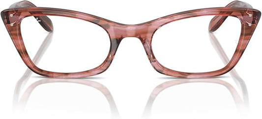 Ray-Ban Women's RX5499 Lady Burbank Cat Eye Prescription Eyewear Frames