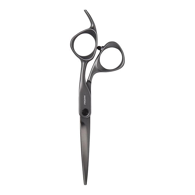 Fromm Professional Invent 5.75" Precision Hair Cutting Shears Ideal for Blunt & Layer Cuts in Gunmetal Japanese Steel Scissors with Semi-Convex Blade for Experienced & Expert Salon Stylists