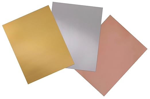 Pacon 5499-1 Poster Board, 22" x 28" Size, Metallic Silver/White (Pack of 25)