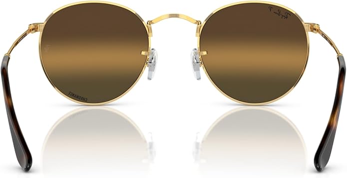 Ray-Ban Unisex Rb3447 Round Metal Round Sunglasses