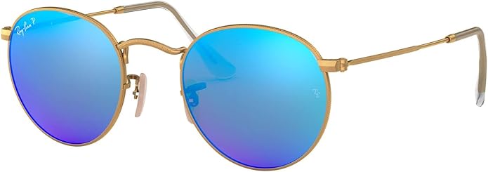 Ray-Ban Unisex Rb3447 Round Metal Round Sunglasses