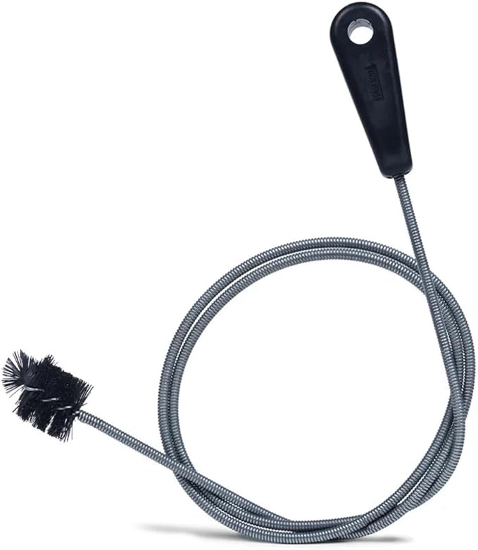 B313C 48-Inch Super Flexible Drain Brush Snake - Heavy Duty Pipe Cleaner for Deep Clog Removal & Preventive Maintenance