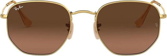 Ray-Ban unisex-adult Rb3548n Hexagonal Flat Lens Hexagonal Sunglasses