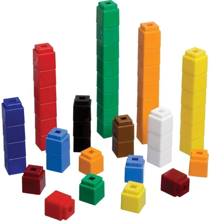 Didax Educational Resources Unifix Cubes, Yellow, Set of 100