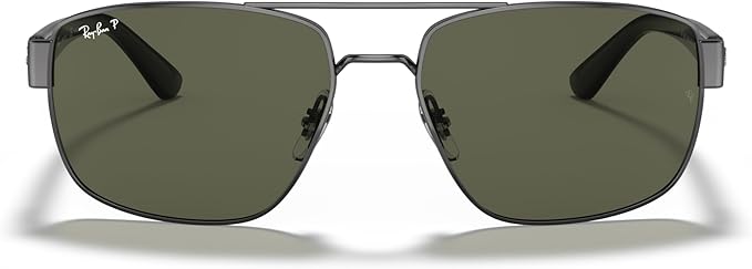 Ray-Ban RB3663 Metal Rectangular Sunglasses