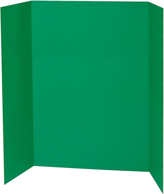 Pacon® Presentation Board, Green, Single Wall, 48" x 36", 6 Pack