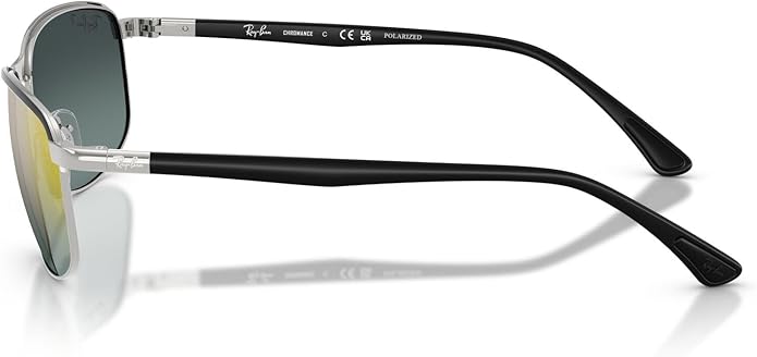 Ray-Ban Unisex Rb3671ch Chromance Rectangular Sunglasses