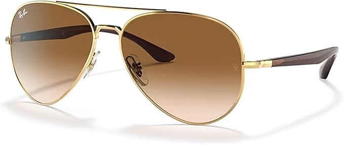 Ray-Ban RB3675 Aviator Sunglasses for Men for Women +BUNDLE with ACCESSORY EYEWEAR KIT
