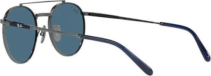 Ray-Ban Unisex Rb8237 Round II Titanium Round Sunglasses