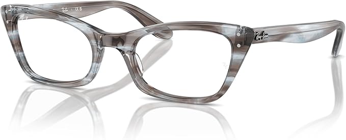 Ray-Ban Women's RX5499 Lady Burbank Cat Eye Prescription Eyewear Frames
