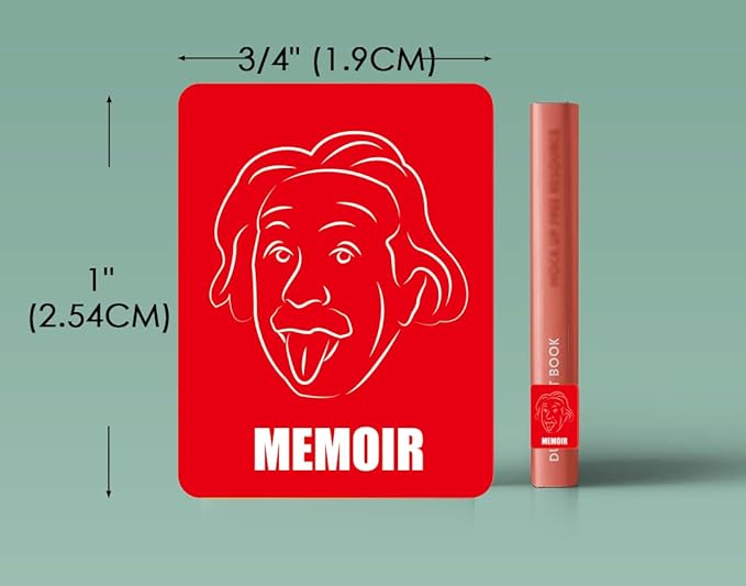 Genre Book Spine Labels | Library Classification Stickers Graphic Memoir 450pcs