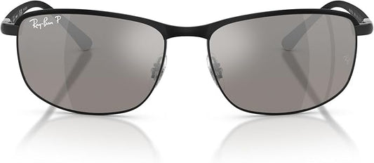 Ray-Ban Unisex Rb3671ch Chromance Rectangular Sunglasses