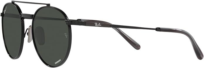 Ray-Ban Unisex Rb8237 Round II Titanium Round Sunglasses
