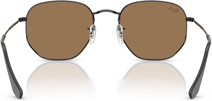 Ray-Ban unisex-adult Rb3548n Hexagonal Flat Lens Hexagonal Sunglasses