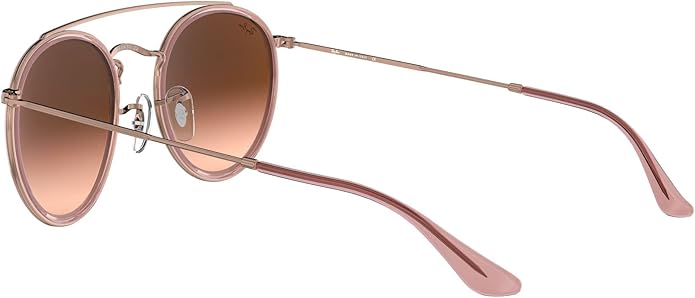 Ray-Ban Unisex Rb3647n Double Bridge Round Sunglasses