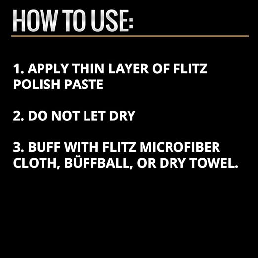 Flitz Multi-Purpose Metal Polish Paste - 2lb Can of USA-Made Chrome Polish - Works on Stainless Steel, Aluminum, Plastic, Jewelry and Cars - Non-Abrasive Cleaner & Rust Remover (6 Pack)