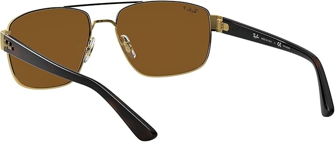 Ray-Ban RB3663 Metal Rectangular Sunglasses